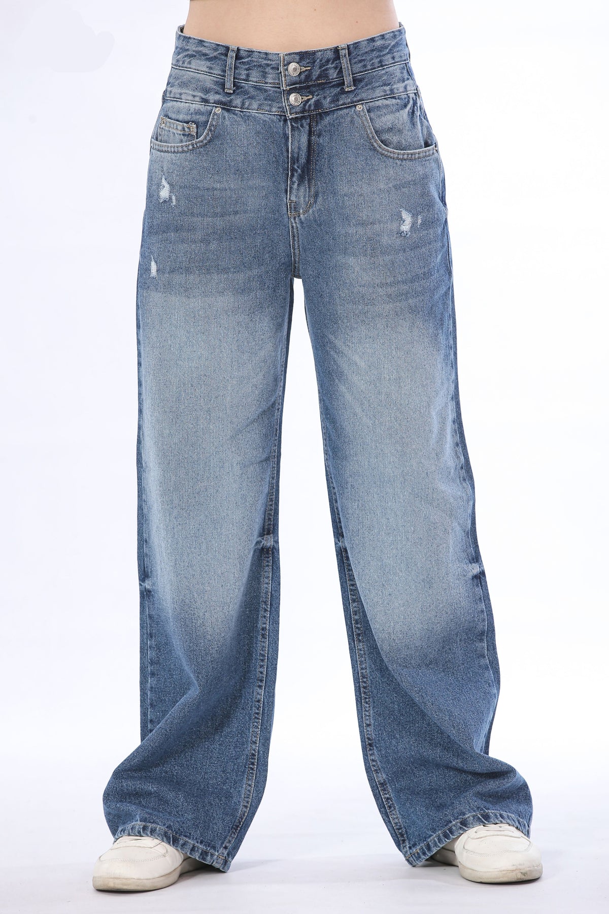 Relaxed Fit Vintage Wash Jeans - 11693/1